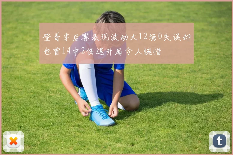 登哥季后赛表现波动大12场0失误却也曾14中2伤退开局令人惋惜